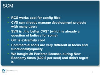 An Infrastructure for Team Development - Gaylord Aulke