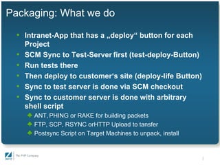 An Infrastructure for Team Development - Gaylord Aulke