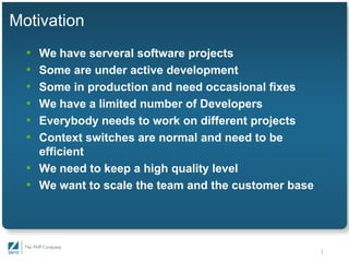 An Infrastructure for Team Development - Gaylord Aulke