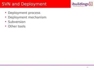 Deployment With Subversion - Lorna Mitchell