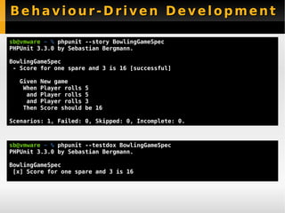 New Features PHPUnit 3.3 - Sebastian Bergmann