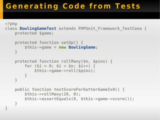New Features PHPUnit 3.3 - Sebastian Bergmann