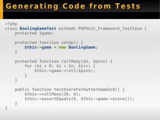 New Features PHPUnit 3.3 - Sebastian Bergmann