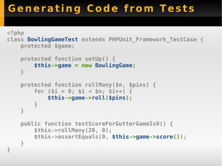 New Features PHPUnit 3.3 - Sebastian Bergmann