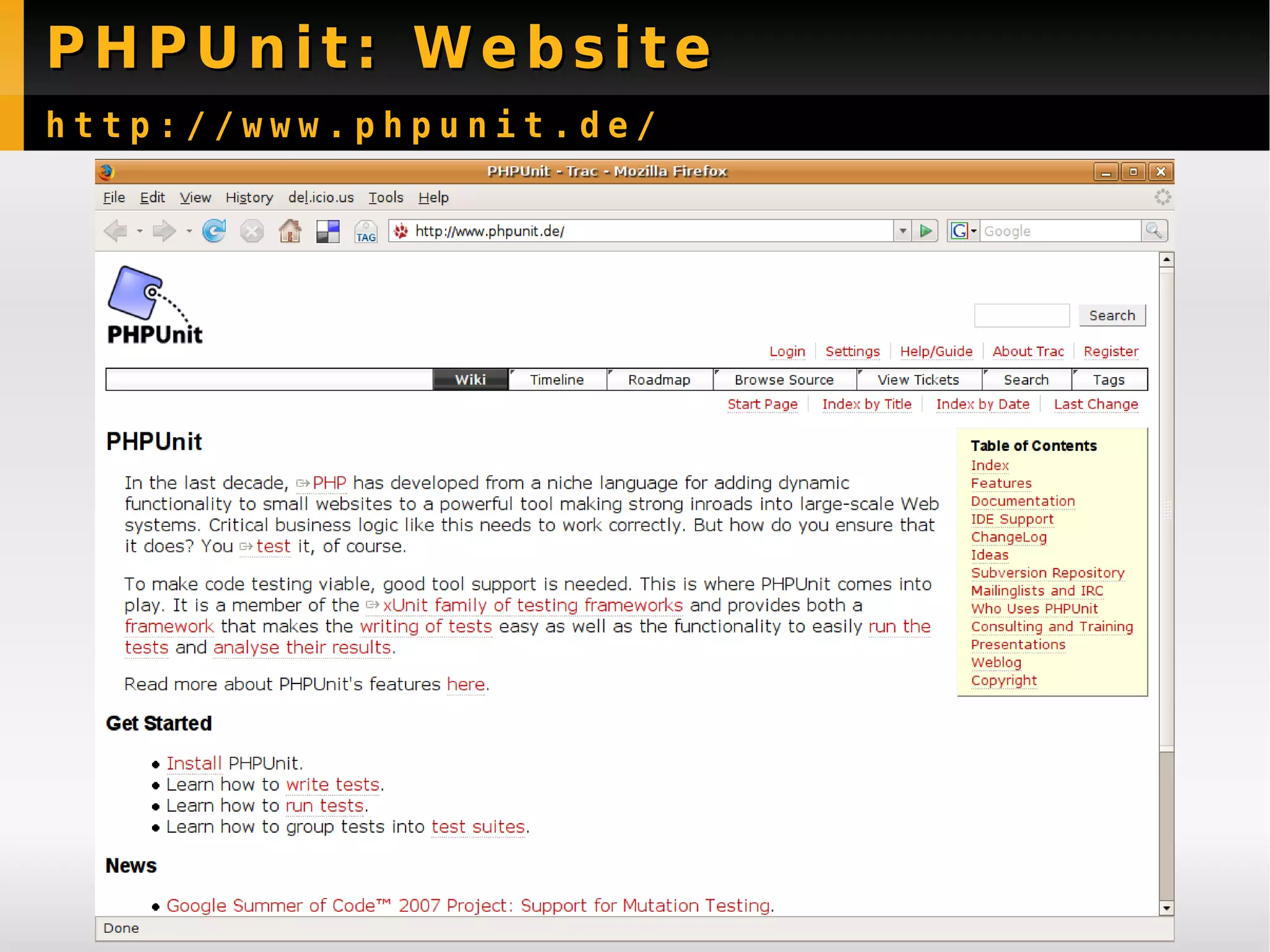 Quality Assurance in PHP projects - Sebastian Bergmann