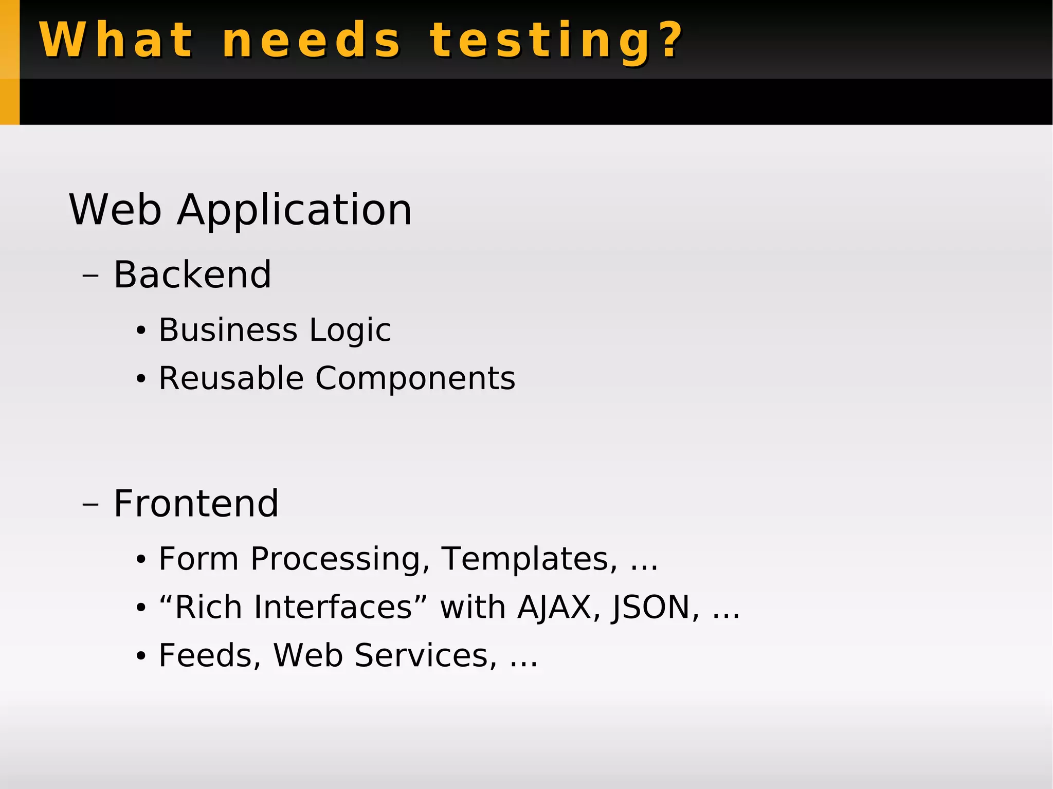 Quality Assurance in PHP projects - Sebastian Bergmann