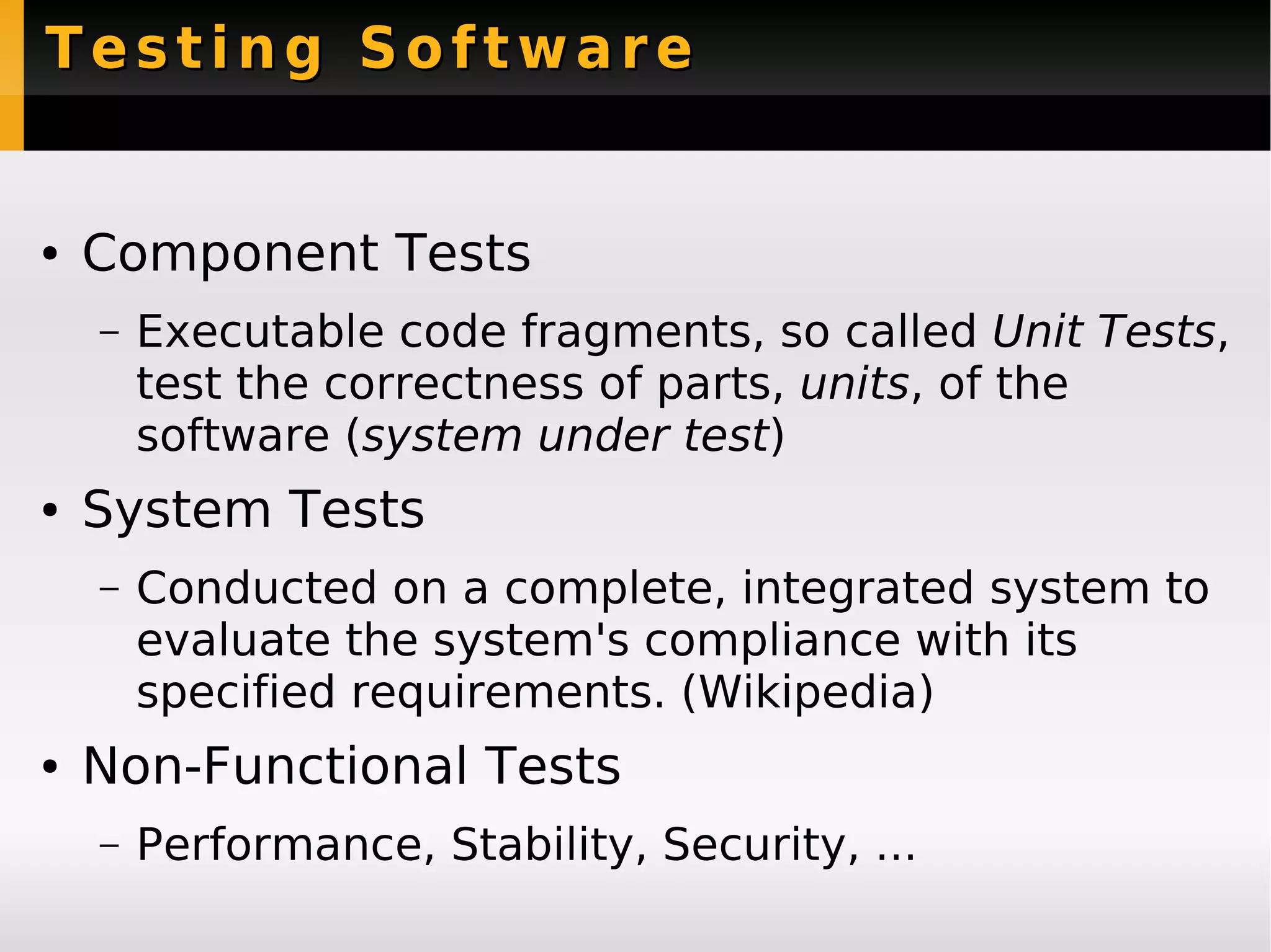 Quality Assurance in PHP projects - Sebastian Bergmann