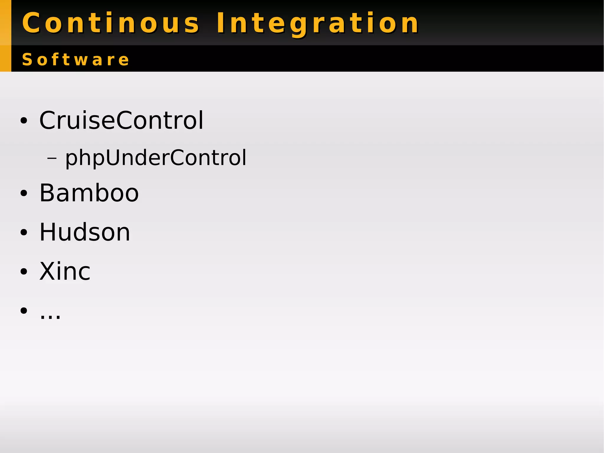 Quality Assurance in PHP projects - Sebastian Bergmann
