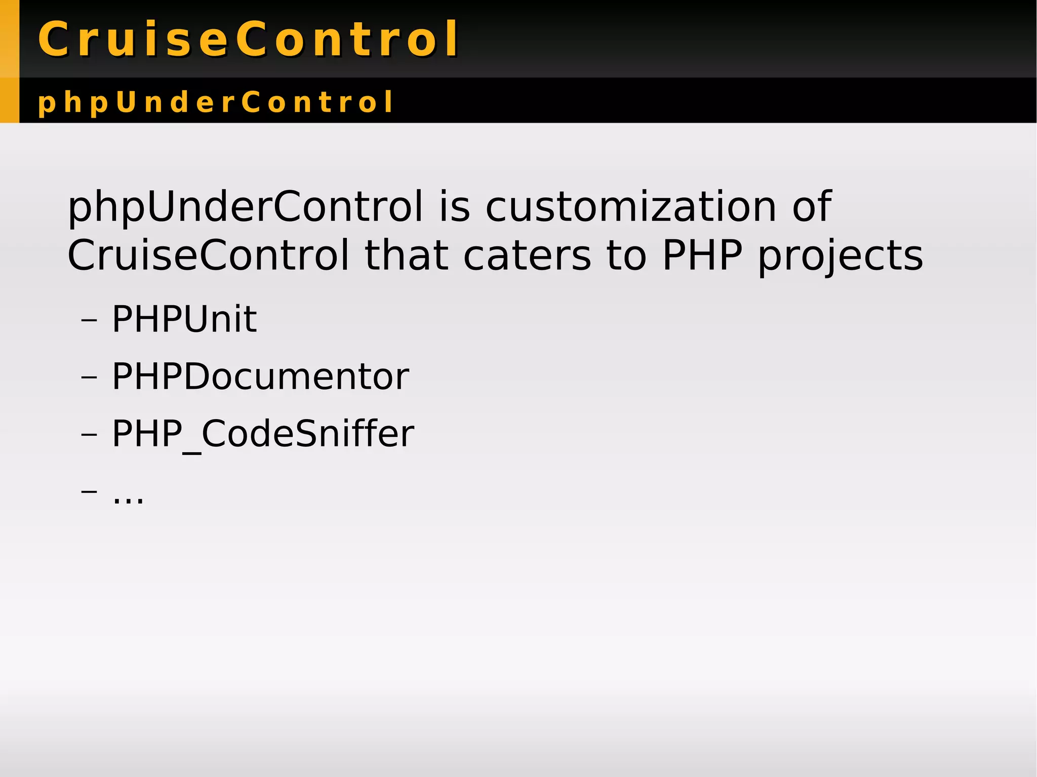 Quality Assurance in PHP projects - Sebastian Bergmann