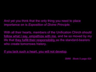 And Jesus said, Who touched me?
When all denied, Peter and they that were with him said,
Teacher, the multitude throng you and press you, and
you say, Who touched me? /Luk 8:45, Math 14:36
Building a following
After arriving in Pyeongyang on June 6 1946,
True Father took a room in Gyeongchang-ri and began
his church work with prayer and devotion.
At the time in Pyeonyang there were still many
Christian churches and devout Christian believers.
1946
 