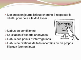 Depeche Journalisme Style Et Traitement