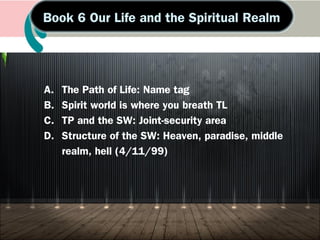 C. Diagnosis of the cause of Korea’s IMF incident
and its prescription (2/2/98)
1. Diagnosis of cause: Breaking up of family and the
problem of downfall of youth
2. Prescription: Introduce God, SW, TL
3. Specific action: Hoon Dok Rally and SW introduction
4. Hoon Dok Rally speech (1998): Blessing and Eternal
Life (Earthly Life and the Spirit World, Chapter 1
Section 5)
 