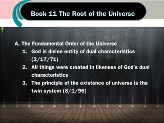 E. 5th declaration (9/8/98): Sa Sa Jeol (4.4 Day);
Declaration of the Family
F. 6th declaration (10/5/98): Ceremony of Liberation and
Unification of All Spirits and the Entire Spirit World
G. 7th declaration (1/5/99): Declaration of the Cosmic Sa
Sa Jeol (4.4 Day)
 