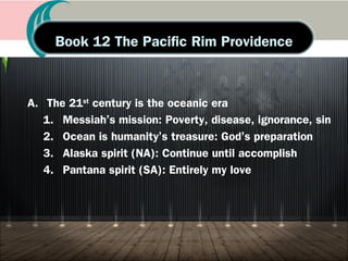 C. Fall of Humankind and Restoration
(UC’s new confession)
1. Only True Parents
2. Only Blessing
3. Only Absolute Sex
4. Only True Love
5. Only True Family
6. Only 8 GTTM
 