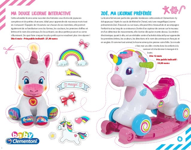 licorne interactive clementoni