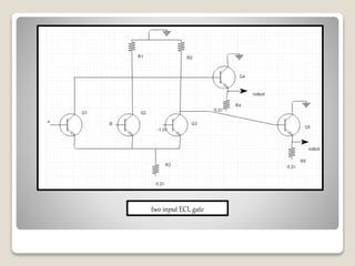 two input ECL gate
 
