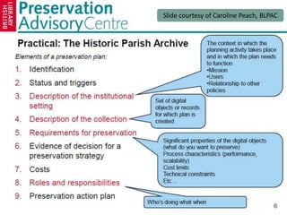 Preservation planning | PPTX