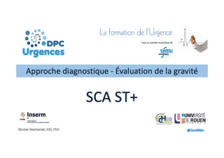 Diaporama DPC Urgences SFMU SCA ST+ 2019