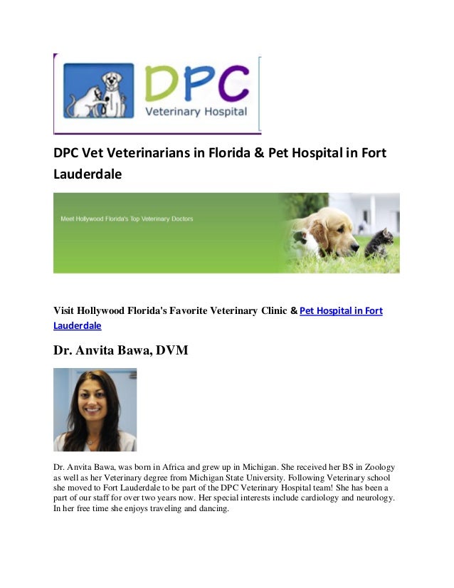 DPC Vet Veterinarians in Florida & Pet Hospital in Fort Lauderdale