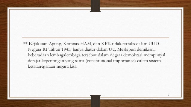 Lembaga Lembaga Negara Menurut Uud 1945