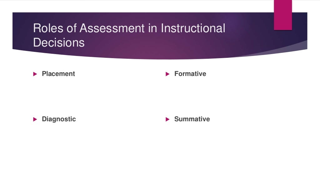 Made Test and Nontest Instruments and Roles of Assessment