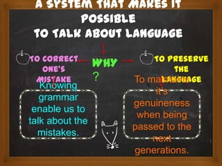 The Importance of Grammar in English Acquisition | PPTX