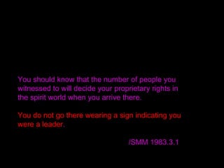 On another occasion a translation of what he said in
the Korean language was given as follows:
"This is God's world and it has no boundaries.
It is one.
 