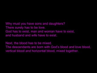 What is the difference between those who are religious
and those who are not?
Those who are religious believe in setting the standards
of the spirit world throughout their entire lives.
Religion starts from the determination to meet and then
live with God.
 