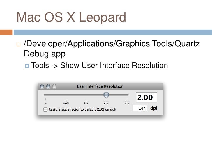 Quartz Debug Mac Quartz Debug Mac