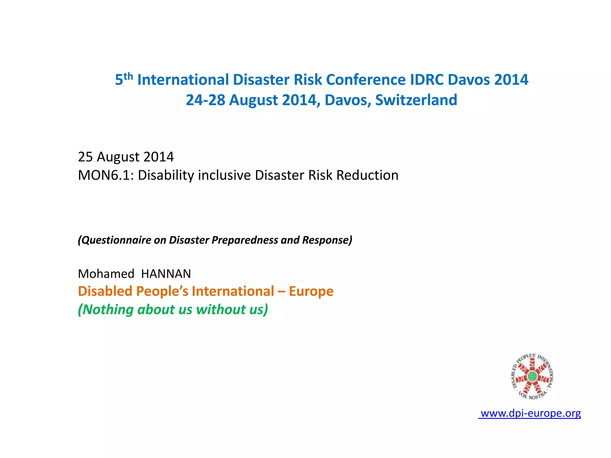 DPI E presentation | PPTX