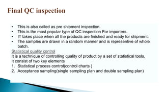 Drug product inspection & change control | PPTX