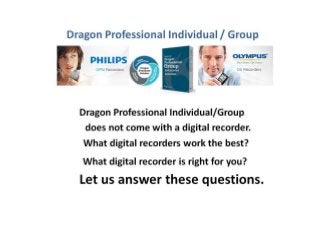 Dragon Professional Individual - Digital Recorders