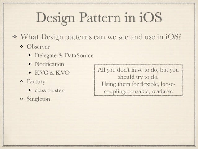 Design Patterns in iOS