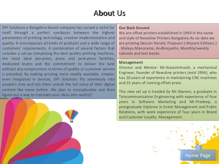 offset company printing profile printing Solutions, Digital DPI Solutions Imaging &