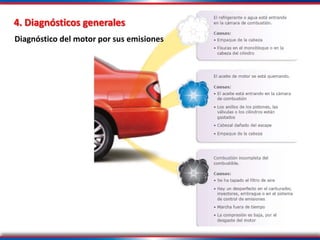 Diagnóstico del motor por sus emisiones
4. Diagnósticos generales
 