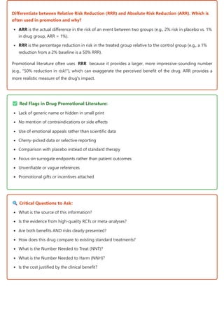 Evaluating Drug Promotional Literature: A Practical Guide (PH 10.2) | PDF