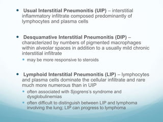 Diffuse Parenchymal Lung Diseases | PPTX