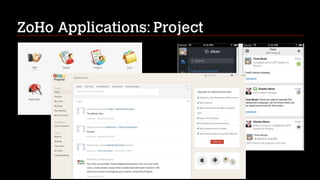 ZoHo Applications: Project

 