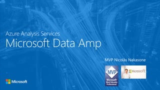 Azure Analysis Services
Microsoft Data Amp
MVP Nicolás Nakasone
 