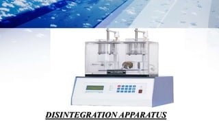 DISINTEGRATION APPARATUS
 