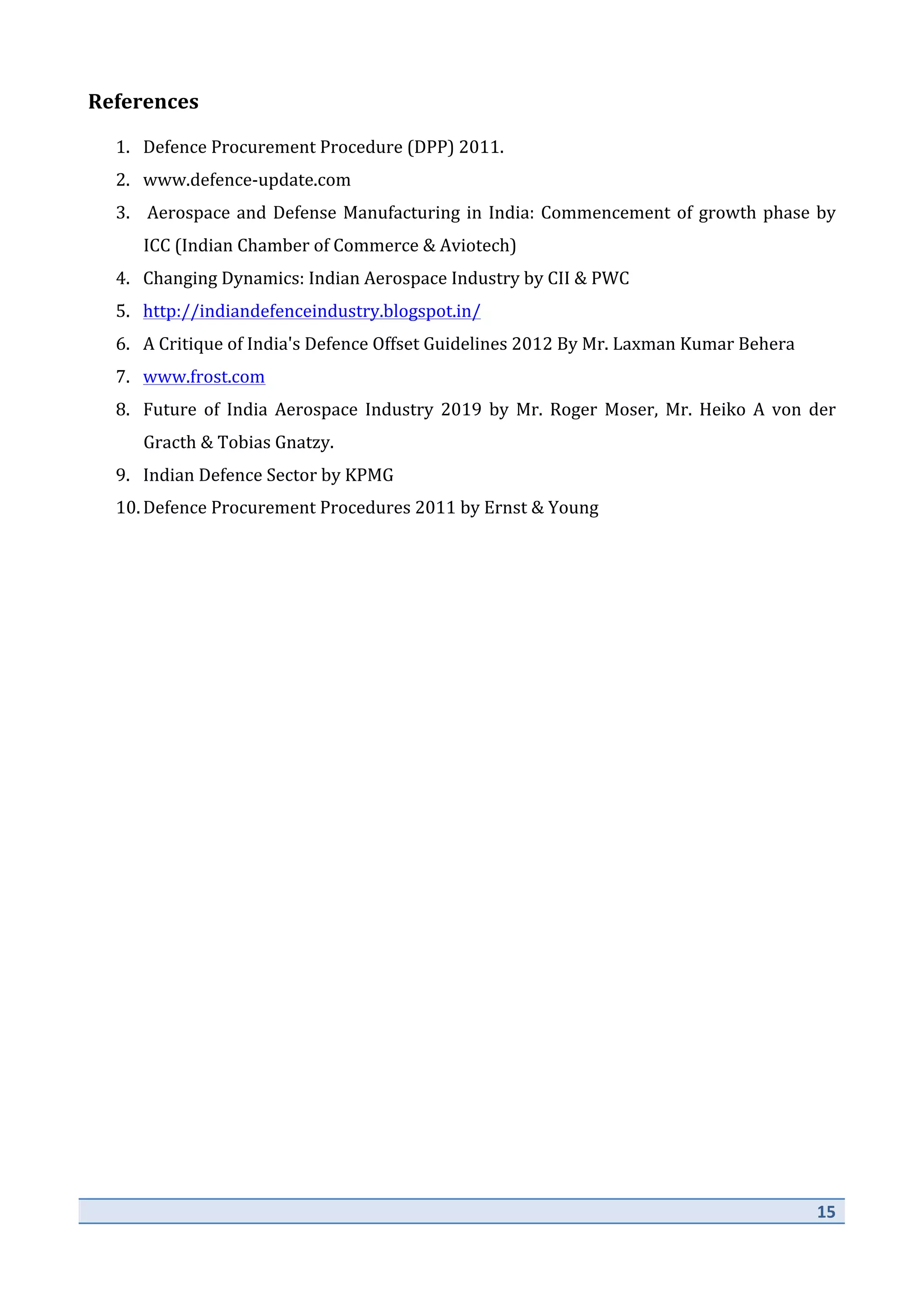 DPP and its Impact on Indian Aerospace & Defence Industry | PDF