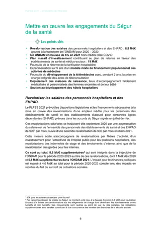 Plfss 2023 Calendrier Plfss 2021 - Dossier De Presse