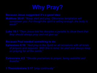 • “Our prayers should be for blessings in general,
for God knows best what is good for us.” /Socrates
• “The greatest prayer is patience” /Buddha
• “Salat (Prayer) is an obligation. Whether your heart is
attentive or not, it must be performed.
You cannot give up Prayer because to you it appears
useless.” /Khurram Murad
 