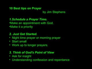 IV. The Internal Attitude towards Prayer
4. With Consistency:
"Live a life of prayer, not only in the prayer room, but
even while eating and walking. Pray 24 hours a day.“
 