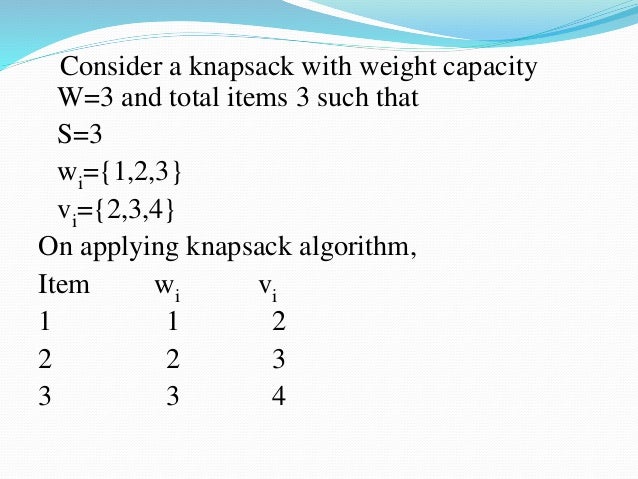 knapsack dynamic programming knapsack dynamic programming