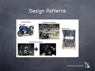 Design Patterns




                  IV Encontro do PUG-PE
 