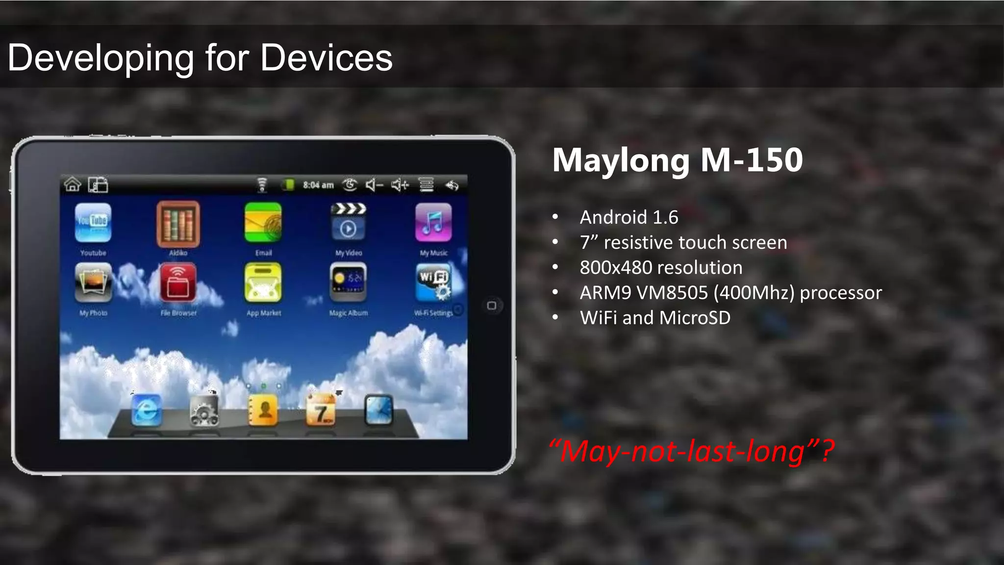 87% iPhone, 7% iPad, 7% multi-tgt