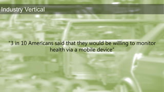 Mobile enterprise app sales accounted for $2.8bn in 2009.  Projected $11bn by 2015.http://www.fiercemobilecontent.com/special-reports/top-mobile-applications-2010-ten-enterprise-apps-work-hard-so-you-dont-have#ixzz14ozEILJ4