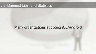 Many organizations adoptingiOS/Android
