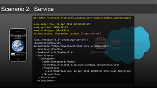 Partitioning to enable scaleBlob StorageTable Storage
